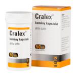 Cralex kemny kapszula (Carbo medicinalis) 50x