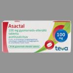 Asactal 100 mg gyomornedv-ellenll tabletta 30x buborkcsomagolsban