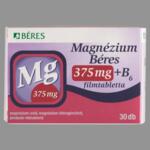 Magnzium Bres 375mg+ B6 filmtabletta 30x