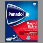 Panadol Rapid Extra 500mg/65mg filmtabletta/17 24x gyermekbiztos