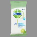 Dettol antibakterilis fellettisztt kend Lime- 36x