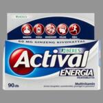 Actival Energia Ginzeng Guarana filmtabletta 90x