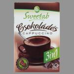 Sweetab Cappuccino diabetikus csokis 10x