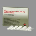 Milgamma neuro 100/100 mg bevont tabletta 30x